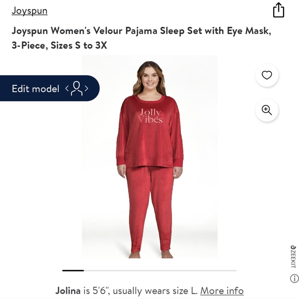 Fleece pajama set